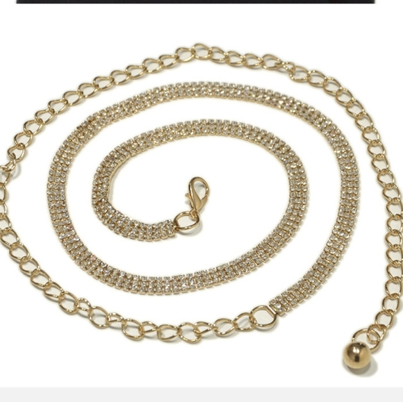 Luxury Gold Metal Waist Chain Belts - Picture 2 of 5